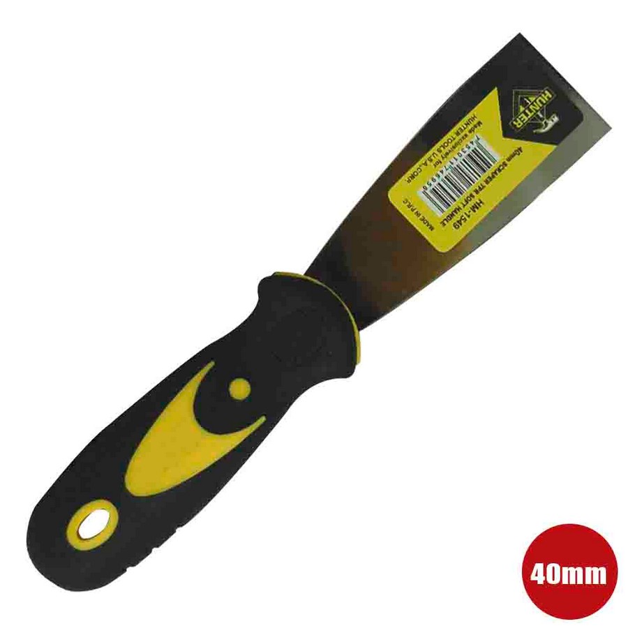 Espátula Rígida Profesional Clauss Softgrip 5" – Revestimiento Antiadherente De Titanio – Acero Inoxidable