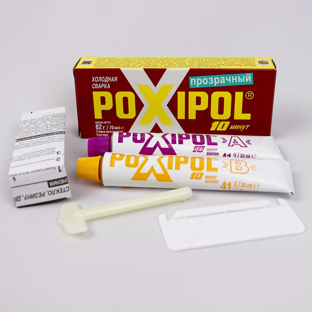 PEGAMENTO EPOXICO P/ SOLDADURA TRANSP. 14ML POXIPOL