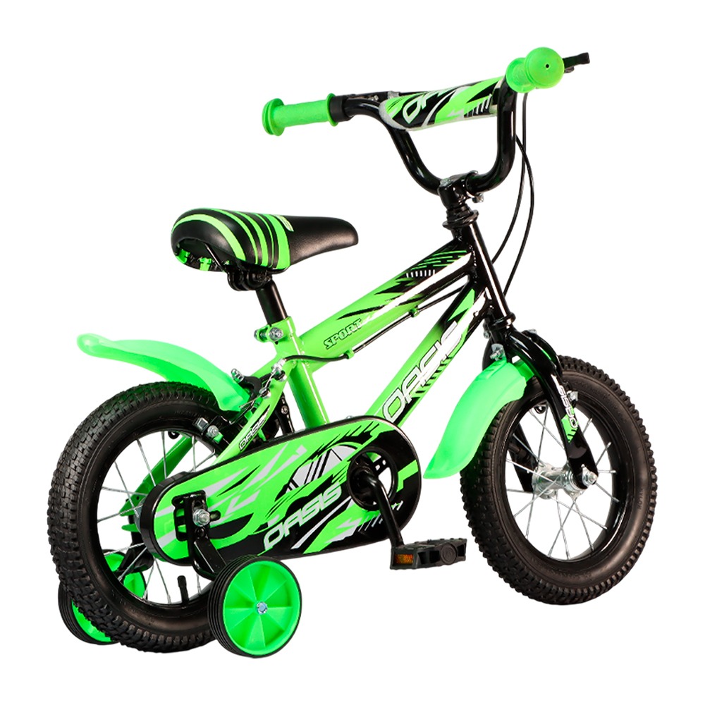BICICLETA NIÑO OASIS RIN 12 VERDE OA-EV12120