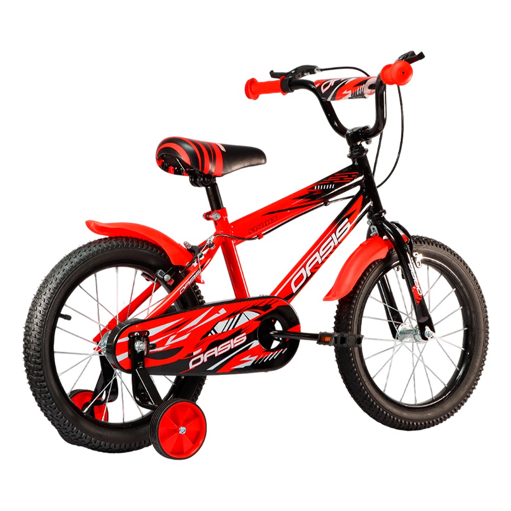 BICICLETA NIÑO OASIS RIN 16 ROJO OA-16139