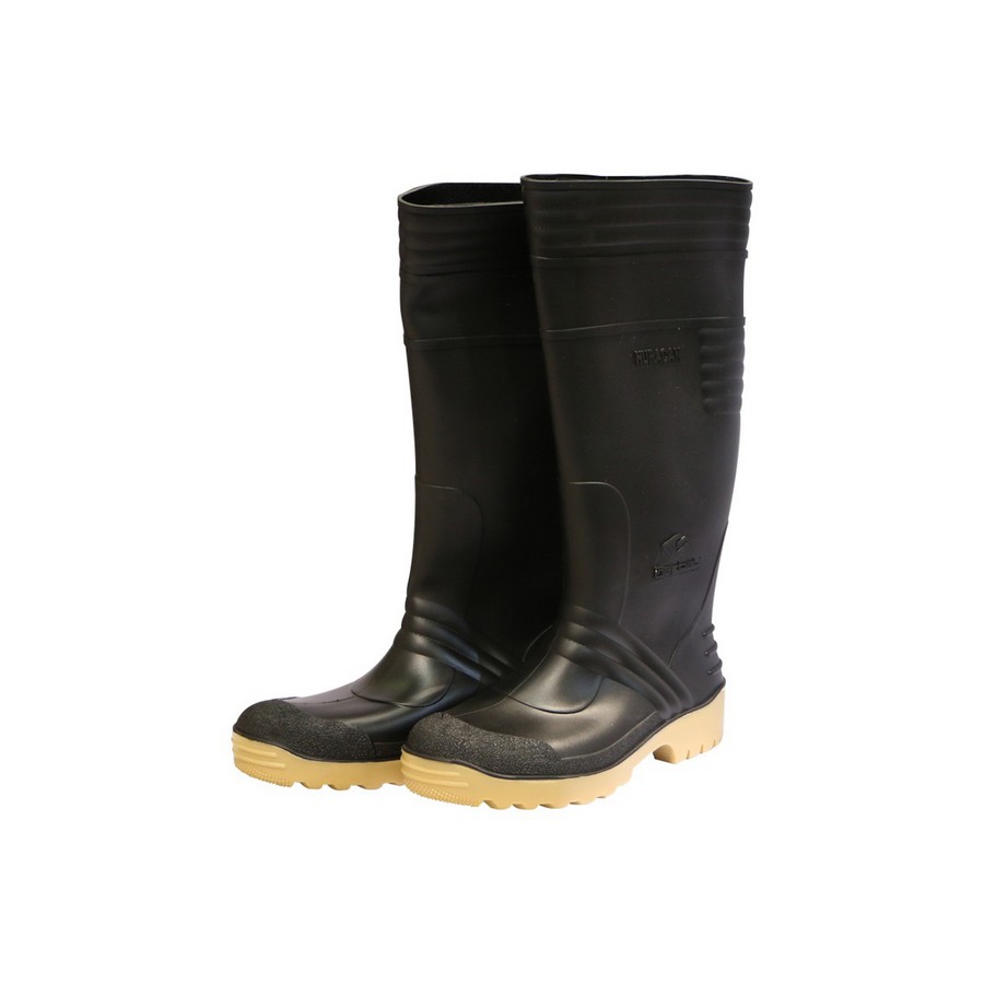 BOTA HURACAN NEGRA/BEIGE N° 40 (PAR)