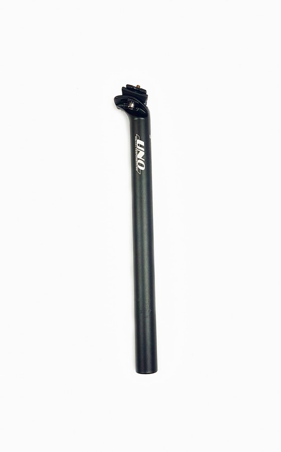 POSTE ALUM. NEGRO 31.6 X 400MM CON BASE