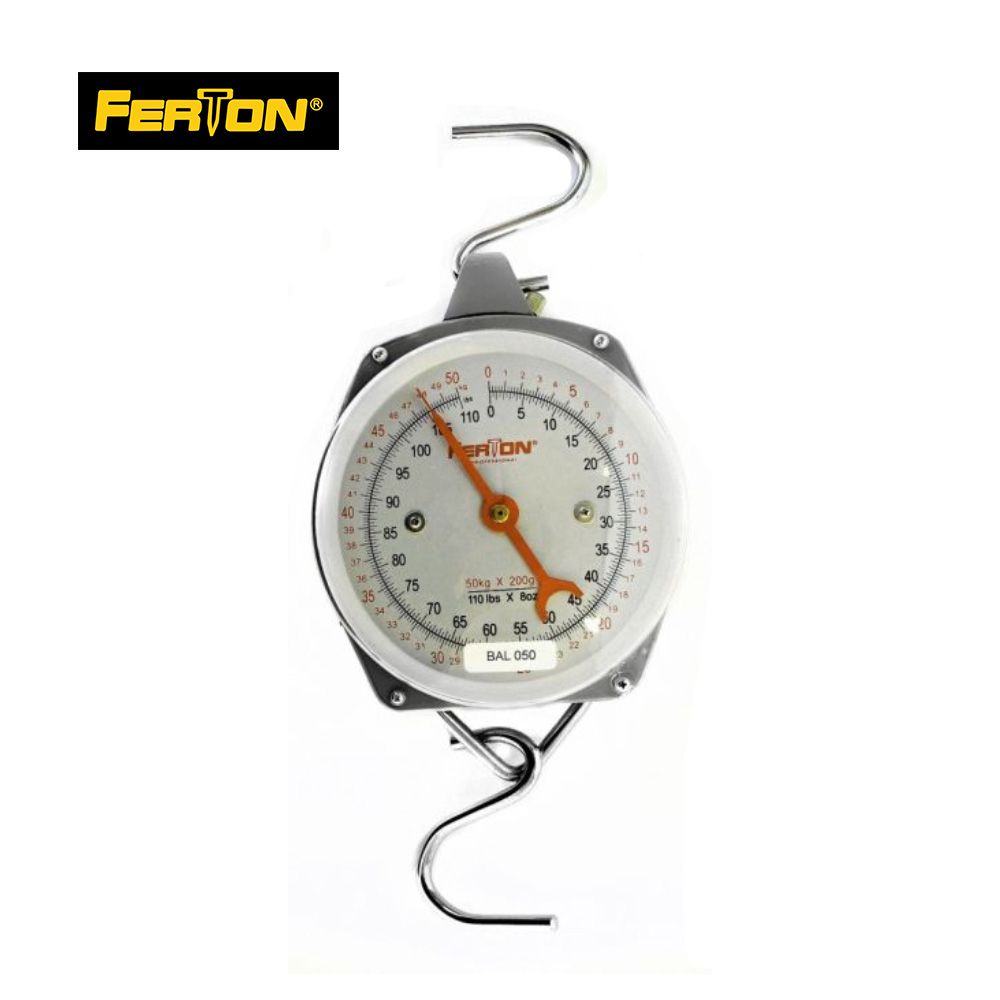 BASCULA DE COLGAR CON GANCHO 110 LBS BAL050 | Almacenes Bou