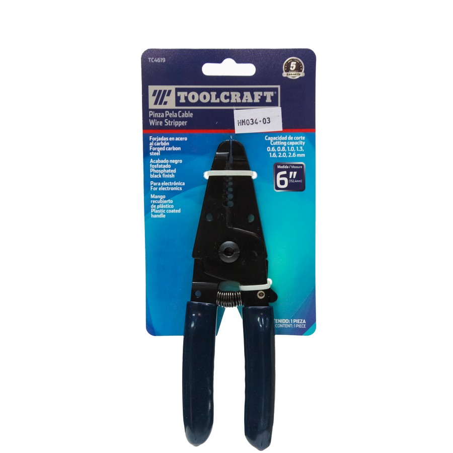 ALICATE PELA CABLES 6 PULG TC4619 (DESC)