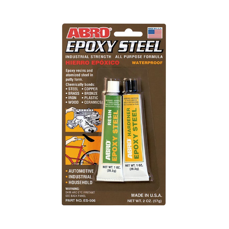 PEGAMENTO EPOXICO INDUSTRIAL CONTRA AGUA 2OZ ABRO ES-506 | Almacenes Bou