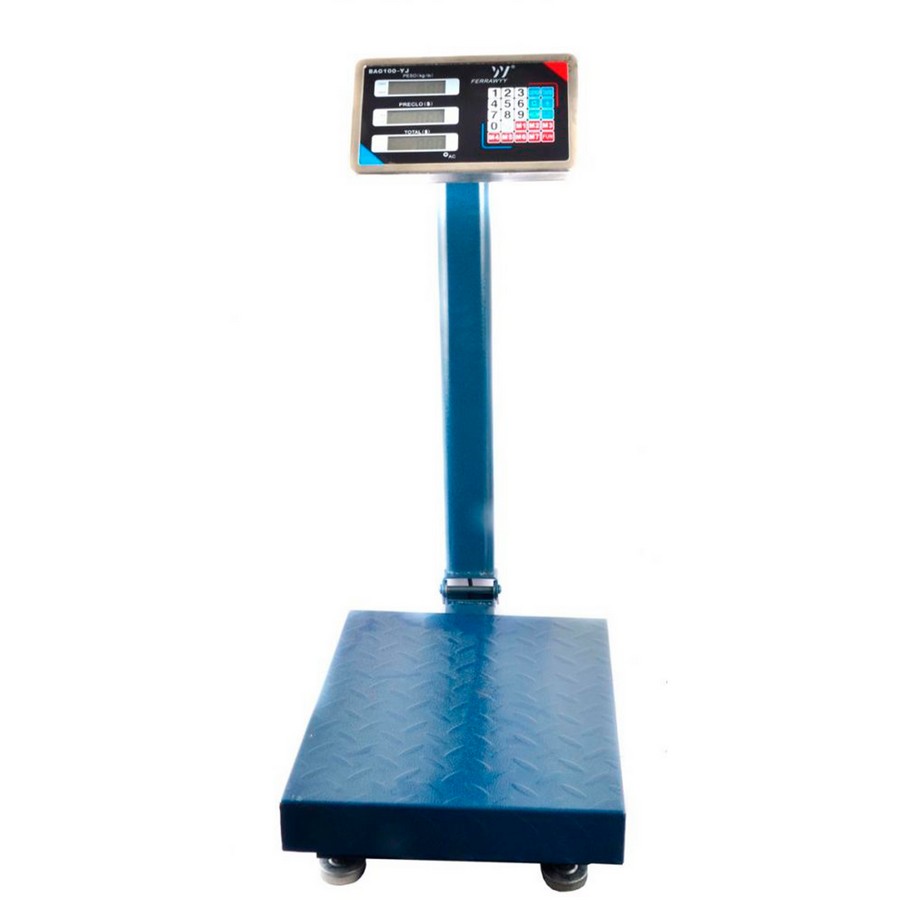 BASCULA ELECTR. PISO CON BRAZO 100KG/LB BAG100-YJ