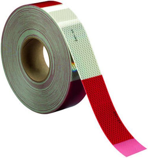 CINTA REFLECTIVCINTA REFLECTIVA VINIL ROJO/BLANCO 2 PLG. 3M 7000004885 (PIE)