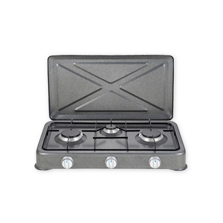 COCINA GAS 3 Q. DELUXE EF-5961G(S)