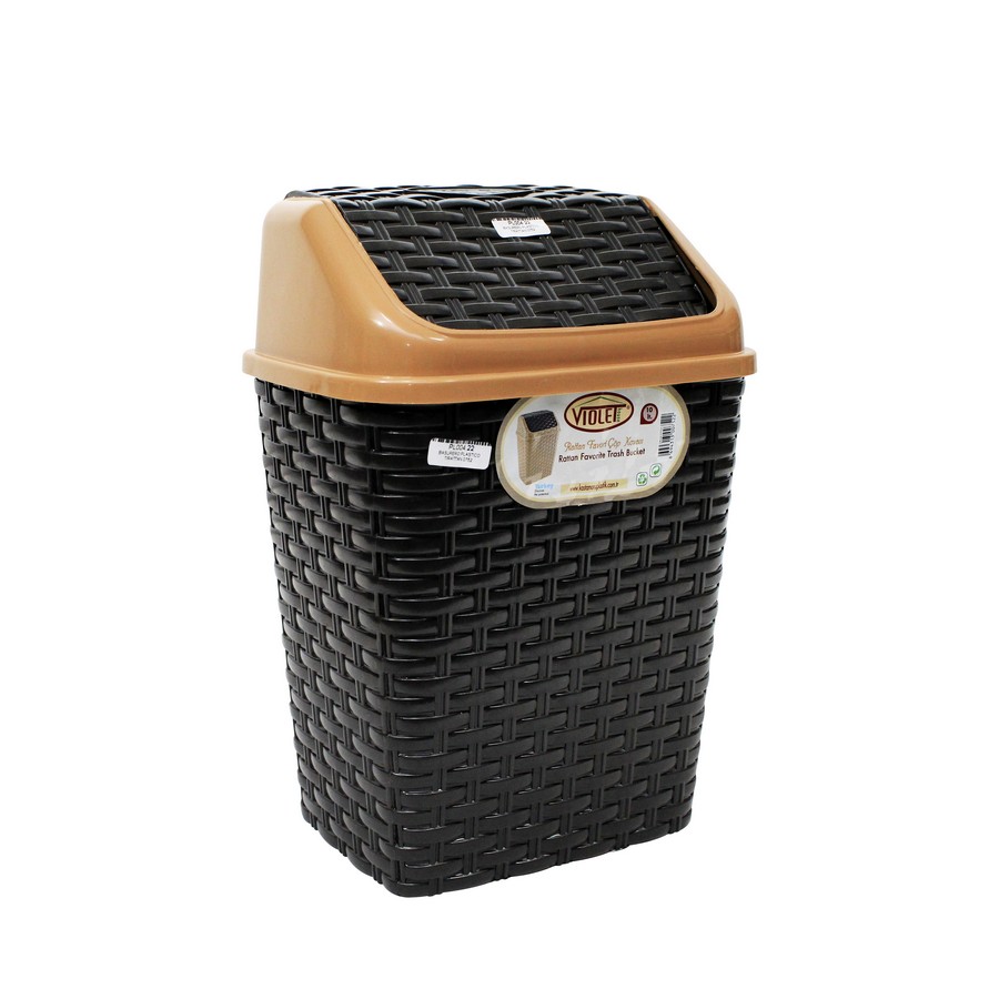 BASURERO PLASTICO T/RATTAN 0752