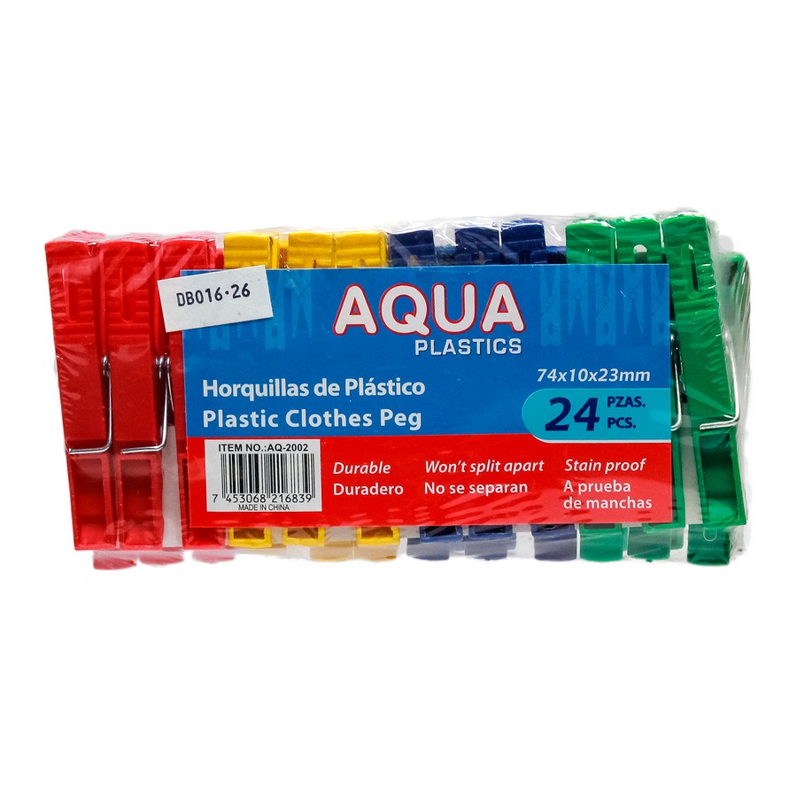 GANCHO P/COLGAR ROPA 24PCS AQ-2002