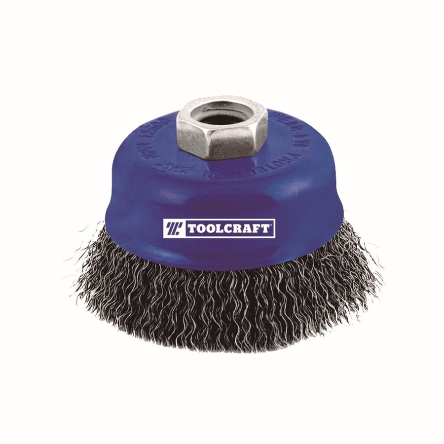 CEPILLO DE COPA PARA PULIDORA ONDULADO 5 PULG X 5/8 11535
