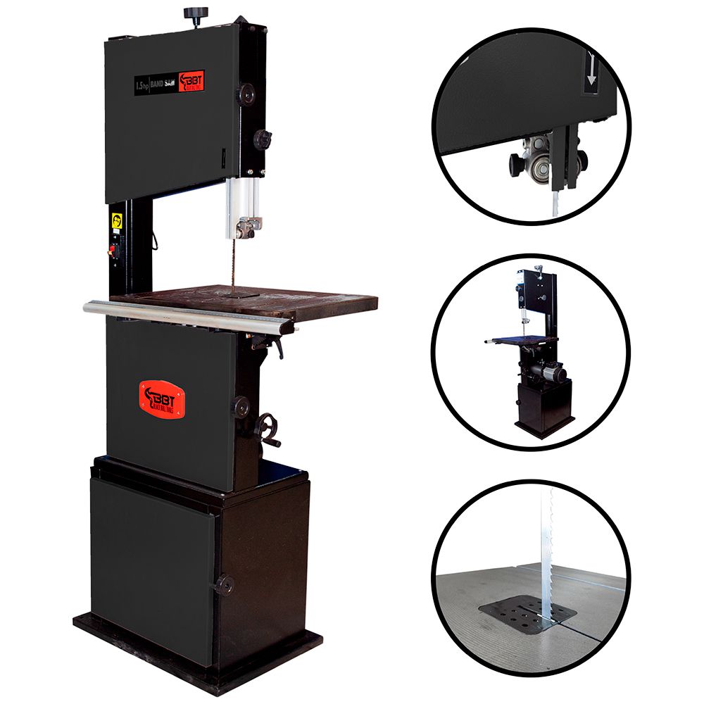 SIERRA DE CINTA 14PLG. 1.5HP 110V BBT RBS350A