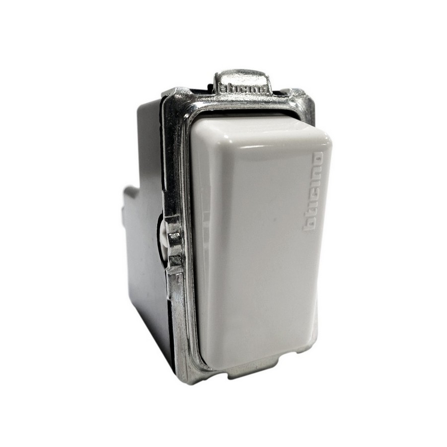 DADO SWITCH CAMBIO 3V. BLANCO MATIX BTICINO AM5003 (DESC)