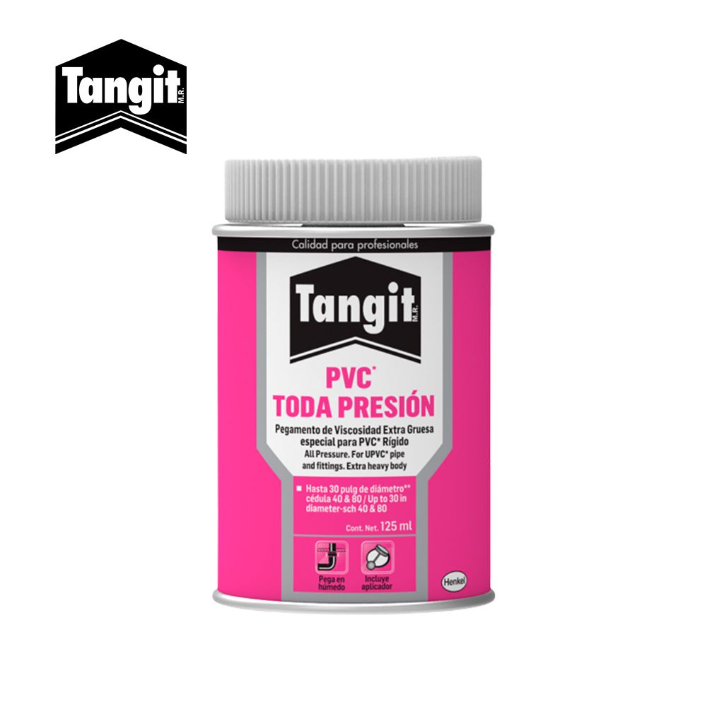 PEGAMENTO PVC TODA PRESION WET DRY LATA 125 ML. TANGIT