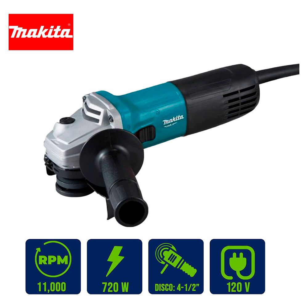 PULIDORA MAKITA MT 4 1/2 PULG 720W M9507G