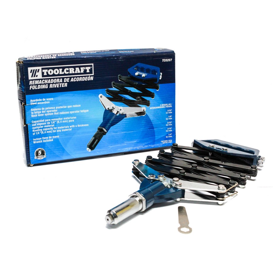 REMACHADORA INDUSTRIAL 29 PLG. 3/32''-1-4'' T/ACORDEON TRUPER 17962/TC0207