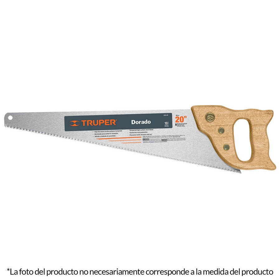 SERRUCHO MANGO MADERA 22 PULG. 7 DPP TRUPER 18169