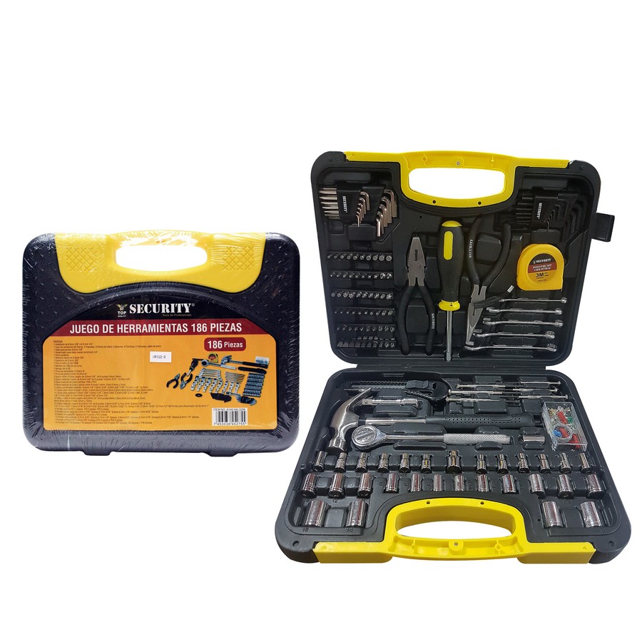 JGO. HERRAMIENTAS 186PCS A145-9XL3256