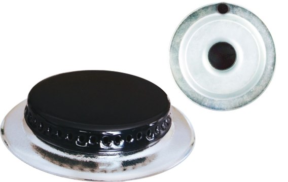 QUEMADOR INSERTO ACROS SIN PATA CON BISEL 23397