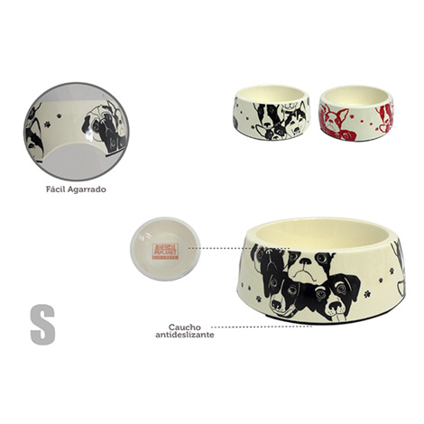 PLATO PLASTICO P/ MASCOTA 13 OZ. AP-D023-006