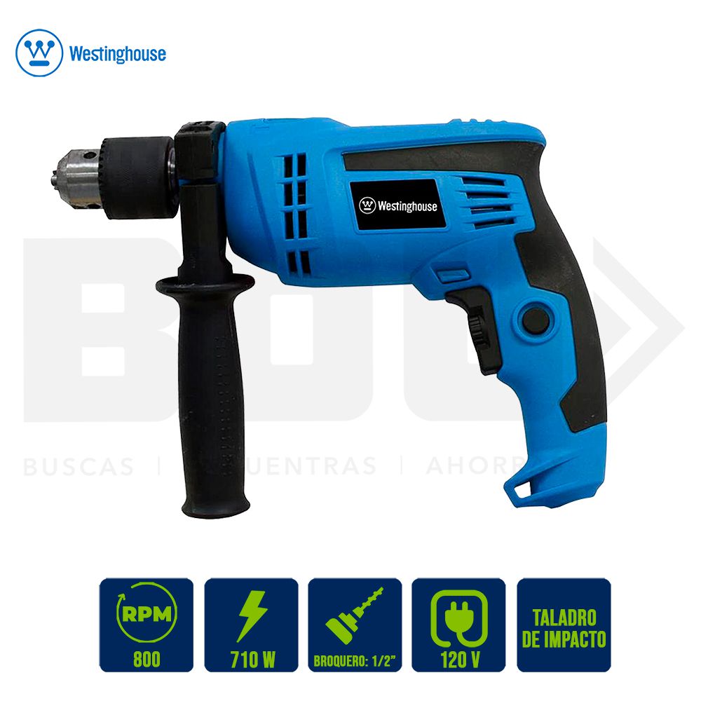 TALADRO IMPACTO WH 1/2 PULG 710W PT31007 KIT 136 PCS