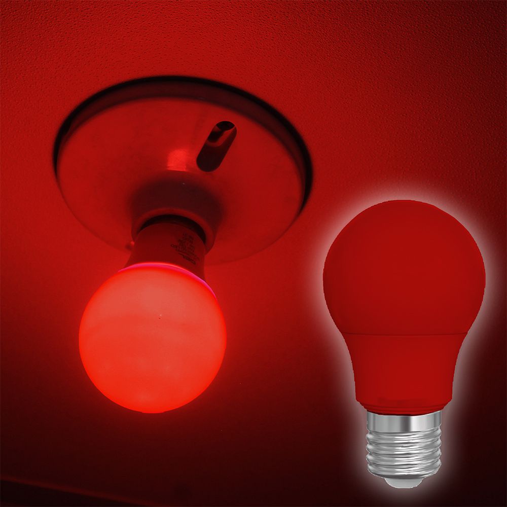 BOMBILLO LED 5W C/ROJO GE-73040RD
