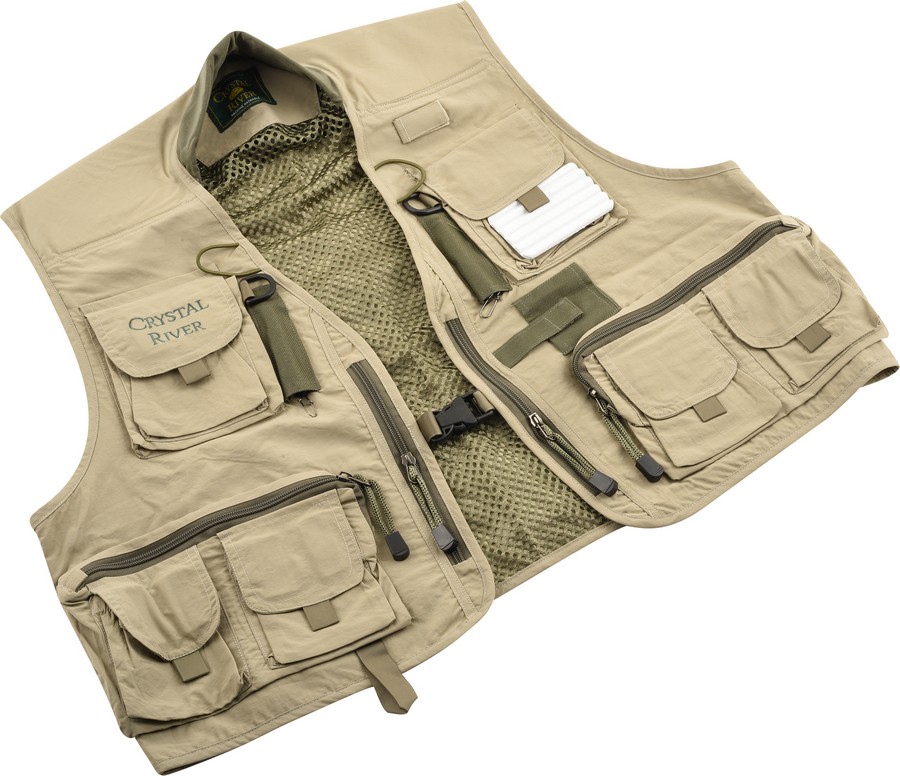 CHALECO PARA PESCA KHAKI L CR/FV1-L