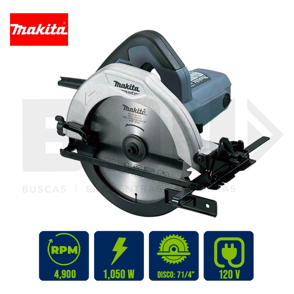 SIERRA CIRCULAR MAKITA MT 7 1/4 PULG 1050W M5801G