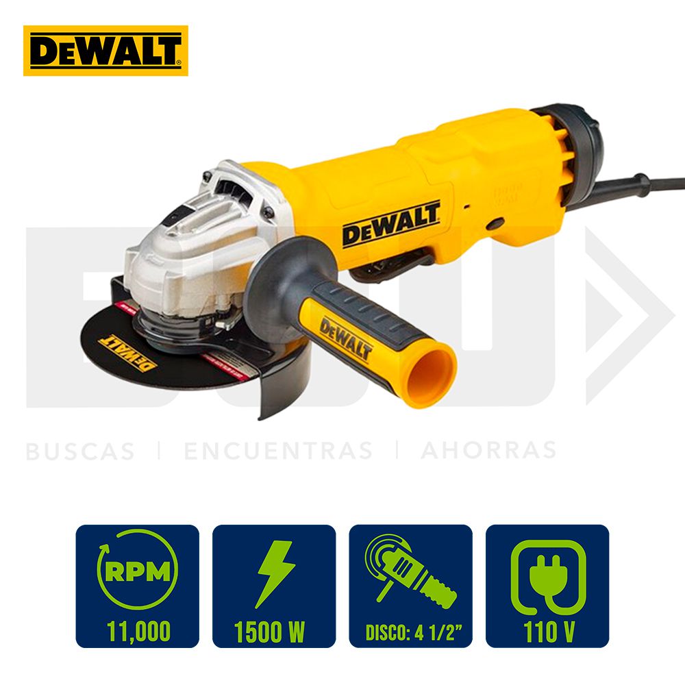 PULIDORA 4 1/2PLG. 1500W DEWALT DWE4314-B3