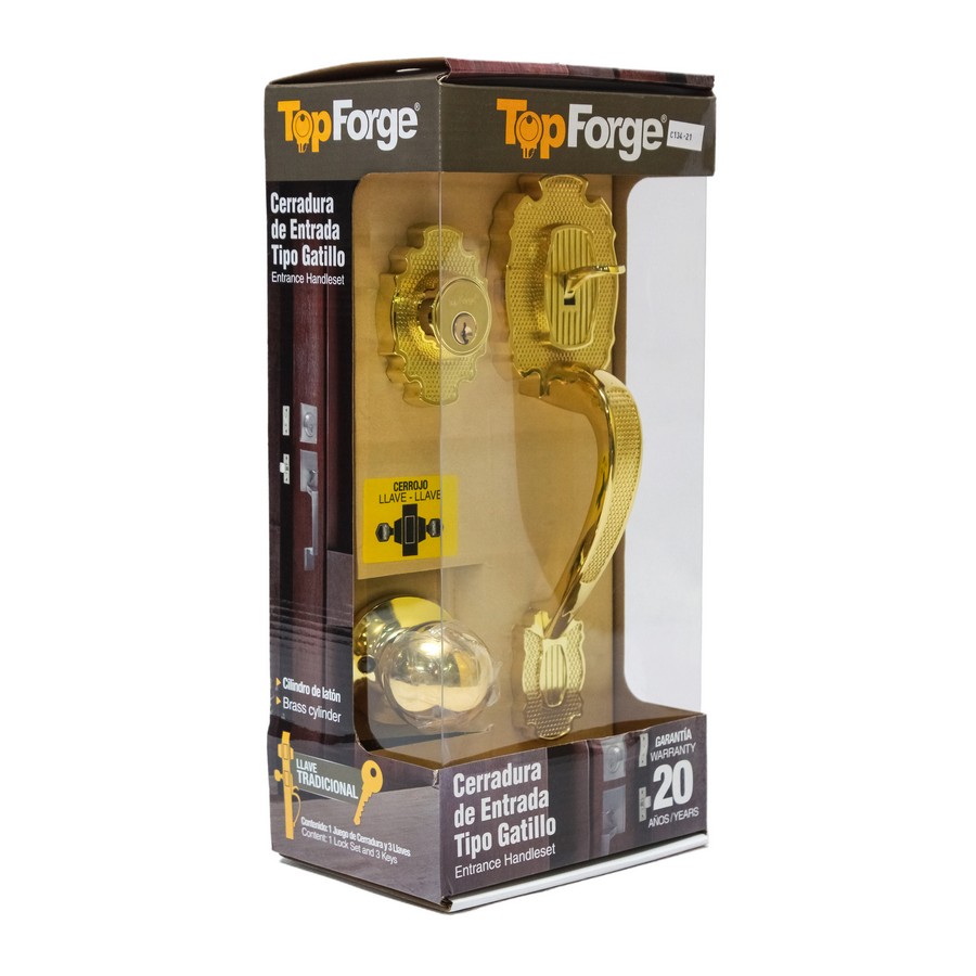 CERRADURA ENTRADA ROYAL PF0192 PB (DESC)