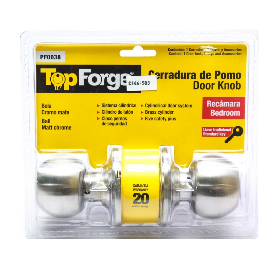 CERRADURA TOOLCRAFT CON LLAVE PF0038 CM (NC)