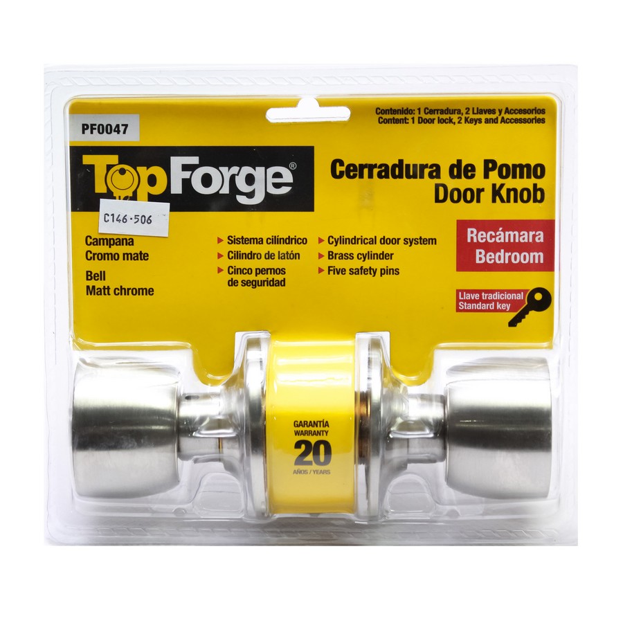 CERRADURA TOOLCRAFT CON LLAVE PF0047 CM (NC)