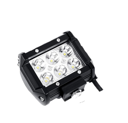 LUZ LED CUADRADA P/AUTO 4X3 PULG 18W 1620LM CREE (UNIDAD)