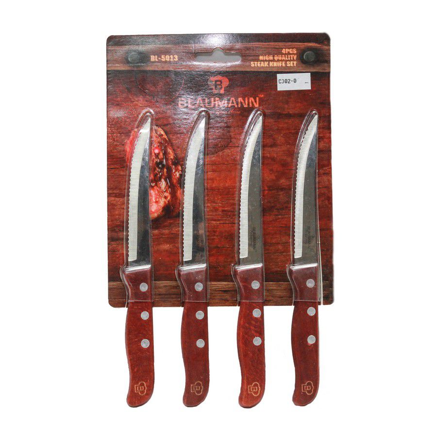 SET CUCHILLO C/SIERRA 4PCS BL-5013 (DESC)