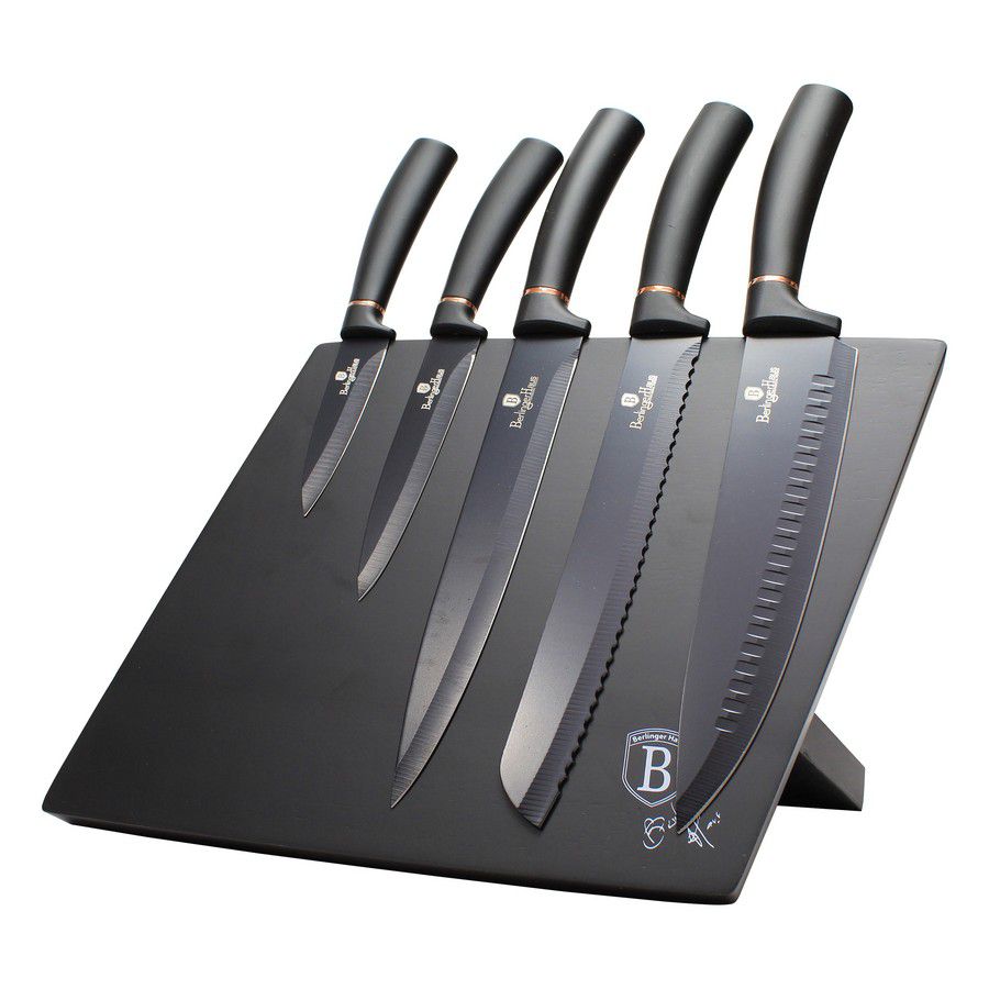 SET CUCHILLO CON TABLA DE PICAR 6 PZS BH-2407