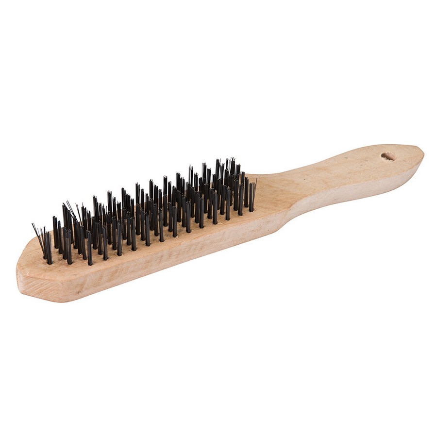 CEPILLO ALAMBRE CON MANGO MADERA 11 PULG X 16 EBA06U