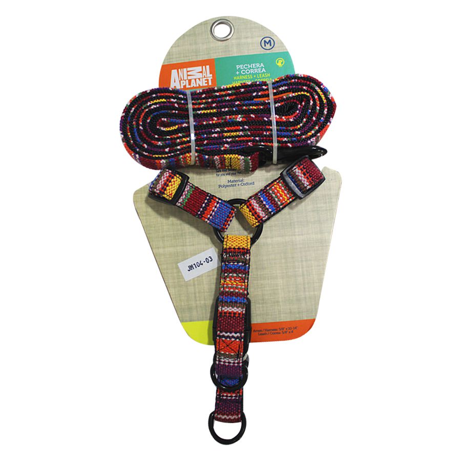 ARNES + CORREA P/ MASCOTA 5/8X8-10-12 PULG 4 PIES (M) AP-D715-381