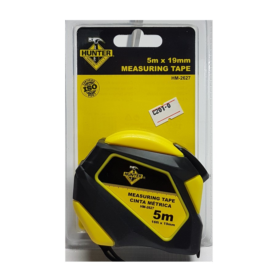 CINTA METRICA HUNTER 5 MTS X19 MM HM-2627