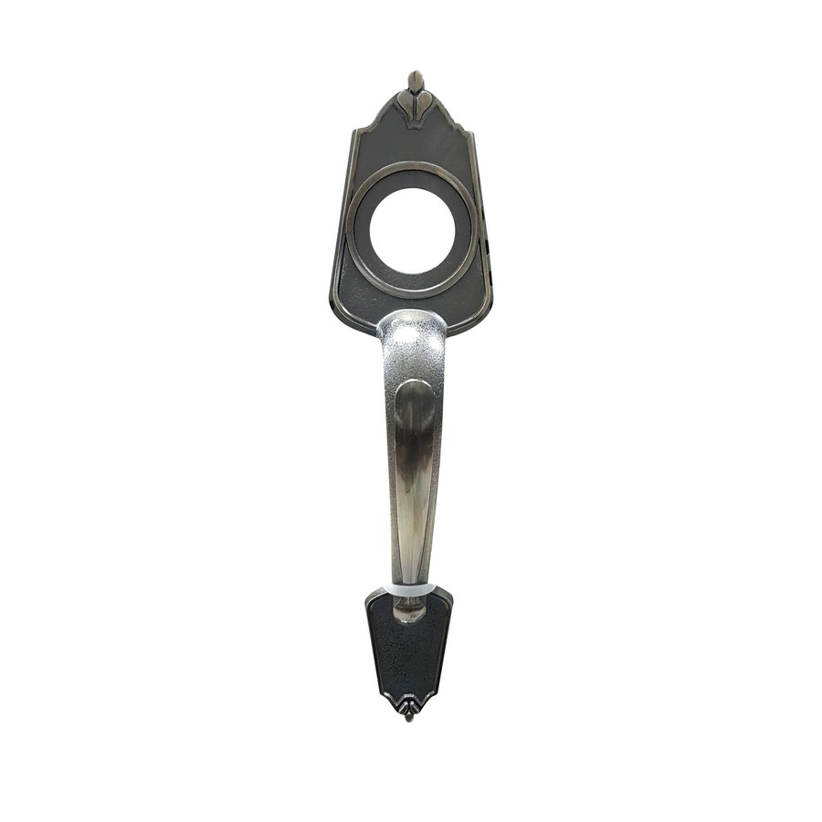 MANIJA DECORATIVA PARA PUERTA 10 PULG. LATON ANTIGUO TRUPER/HERMEX 43651