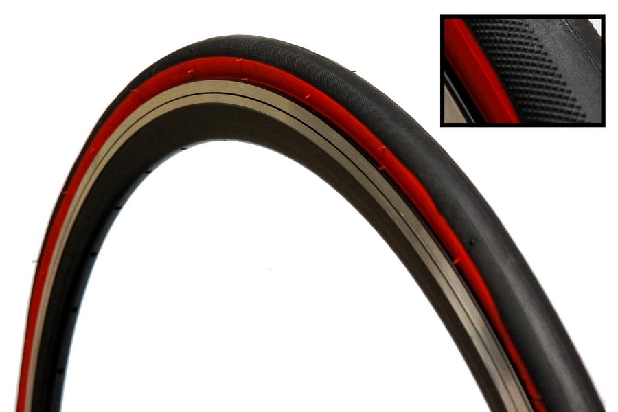 LLANTA INNOVA 700X23C ROJA