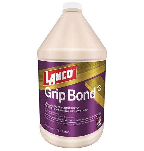 PEGAMENTO P/ CARPINTERIA GRIP BOND 3 - GAL. LANCO