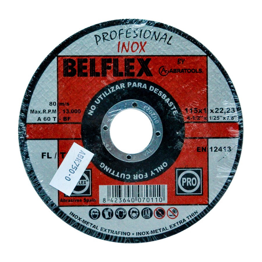 DISCO ABRAT. P/MET. 1.0mm X 4 1/2 PULG  011151133