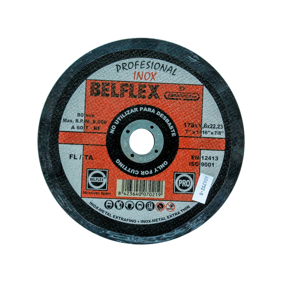 DISCO ABRAT. P/MET. 1.6mm X 7 PULG  011781633 (NC)