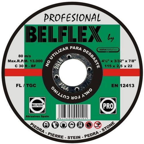 DISCO ABRAT. PARA MAMPOST.  3.0mm X 9 PULG   022303034