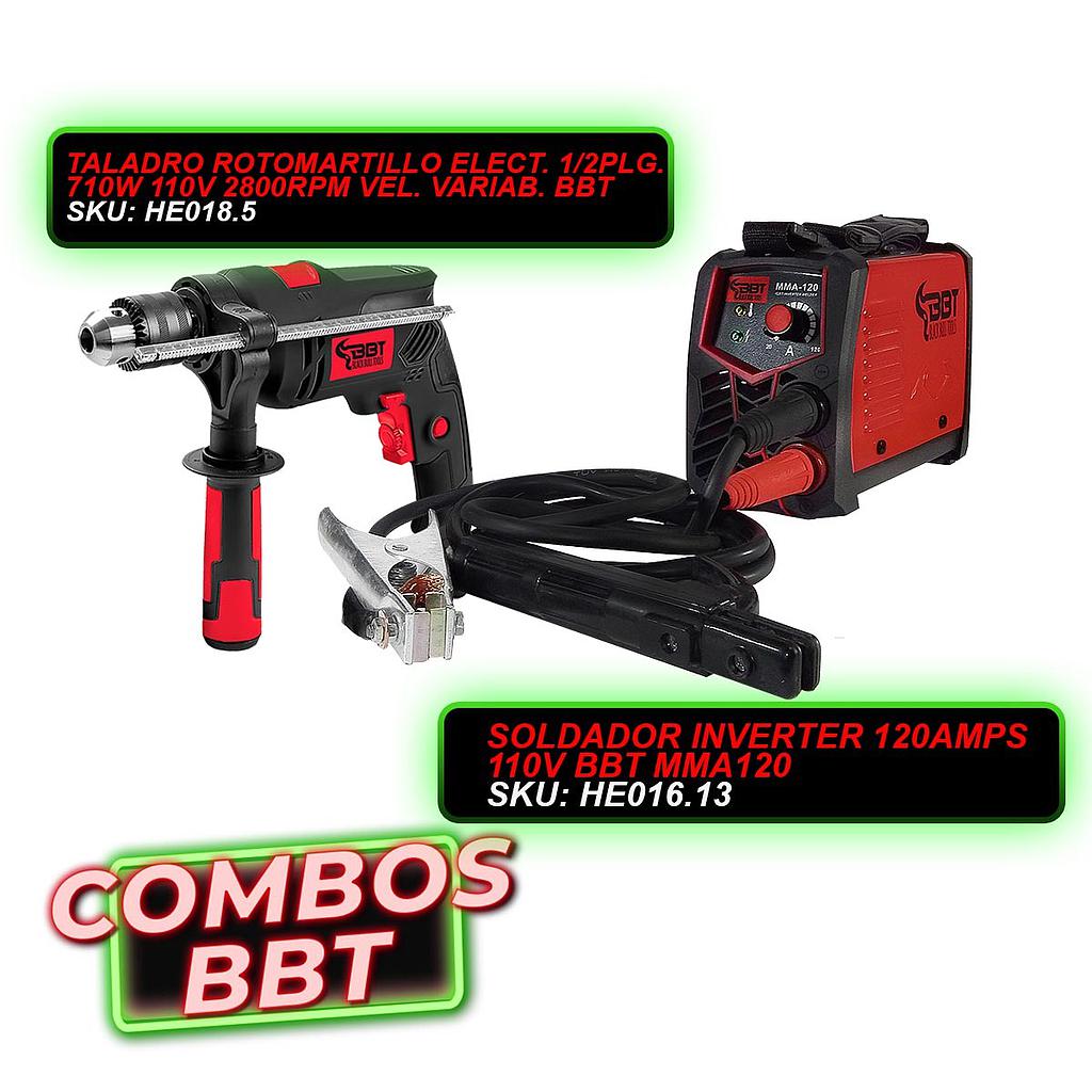 COMBO SOLDADOR INVERTER+TALADRO