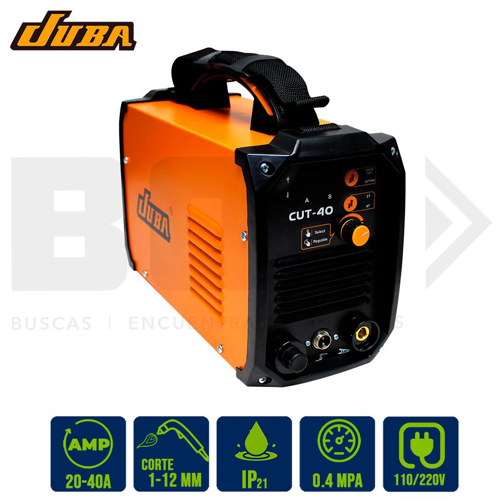 CORTADOR PLASMA INVERSOR JUBA 110-220V CUT-40 (NECESITA COMPRESOR)