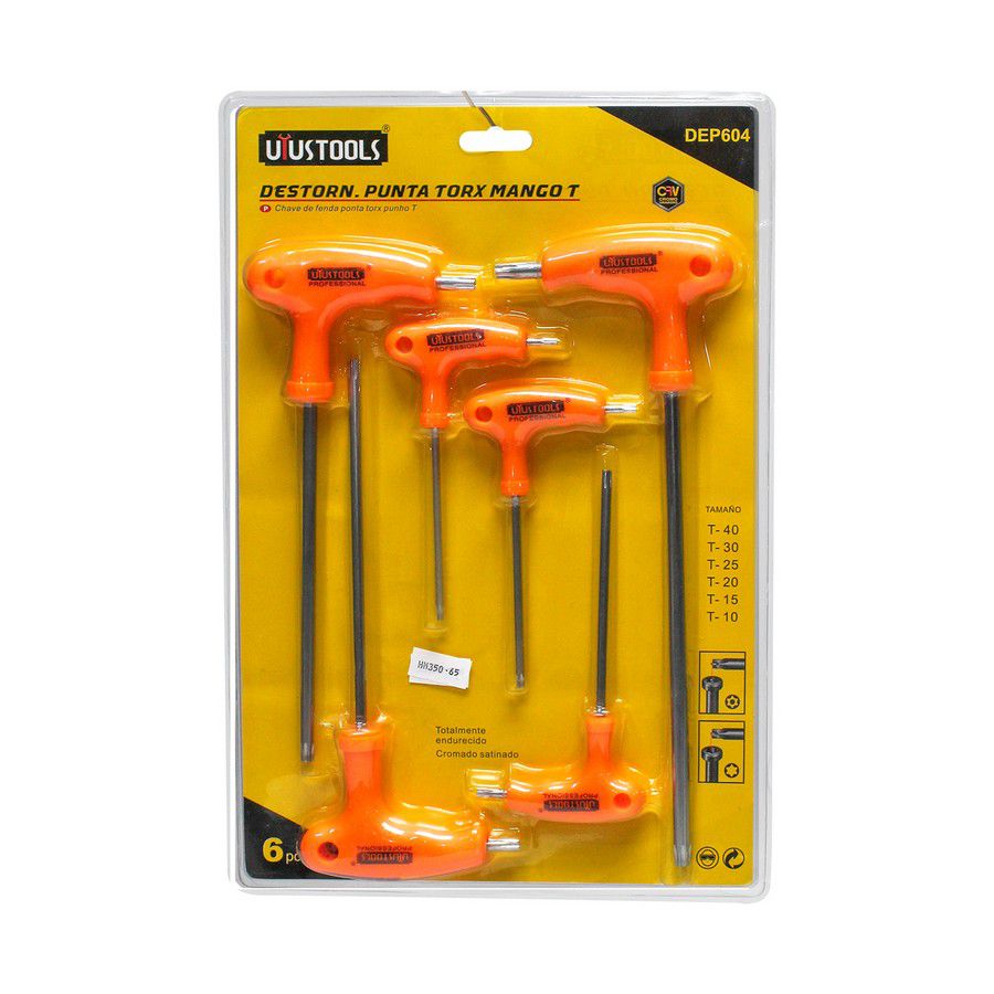 LLAVE TORX JGO. 6PCS DEP604