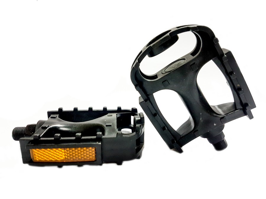 PEDALES PLASTICO GRANDE 9/16 PULG