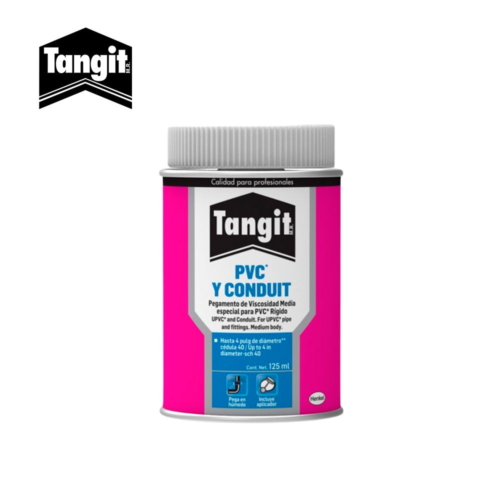 PEGAMENTO PVC Y CONDUIT WET DRY 125 ML. TANGIT