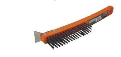 CEPILLO ALAMBRE 3X19 PLASTICO CON ESPATULA IMACASA 10474